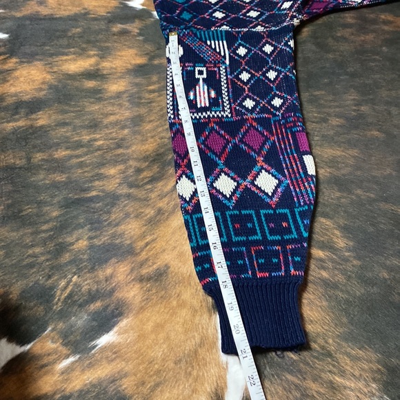 Vintage 80s Gorgeous Graphic Sweater 🔷 - Picture 4 of 4